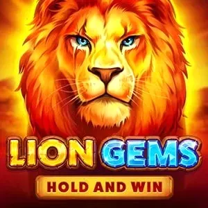 Lion Gems Hold and Win slot game cover