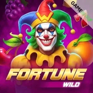 Fortune Wild slot game cover with a clown